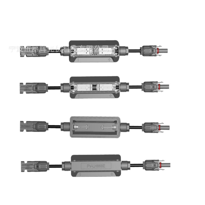 Fotovoltaikus csatlakozó doboz - nagy áramú, sáv alakú, vízálló, tömítőgyűrűvel, rugalmas; kültéri használatra; új energia fotovoltaikus rendszerekhez