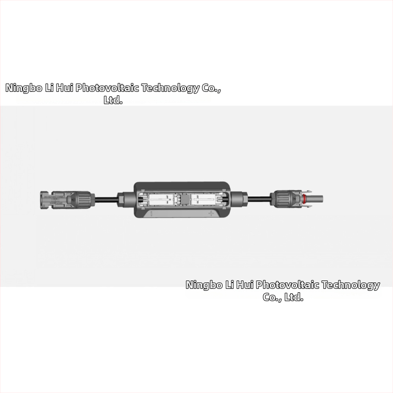 Fotovoltaikas savienojuma kārba - augsts strāvas, joslveidīgs dizains, ūdensnecaurlaidīga, ar blīvējuma gredzenu, elastīga; ārējai lietošanai; jaunas enerģijas fotovālva sistēmām