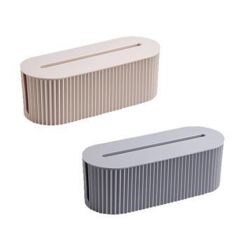 Cutie ascunsă de gestionare a cablurilor pentru birou - plastic, stil pastoral, depozitare pe birou, categorie: alte unelte de organizare și protecție împotriva prafului, lansare în 2025