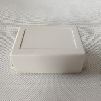 Cutie ABS pentru borne, din plastic, utilizare în exterior, cu buton de alimentare, carcasă de protecție