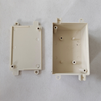 Cutie ABS pentru borne, din plastic, utilizare în exterior, cu buton de alimentare, carcasă de protecție