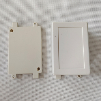 Cutie ABS pentru borne, din plastic, utilizare în exterior, cu buton de alimentare, carcasă de protecție