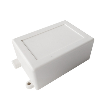 Cutie ABS pentru borne, din plastic, utilizare în exterior, cu buton de alimentare, carcasă de protecție