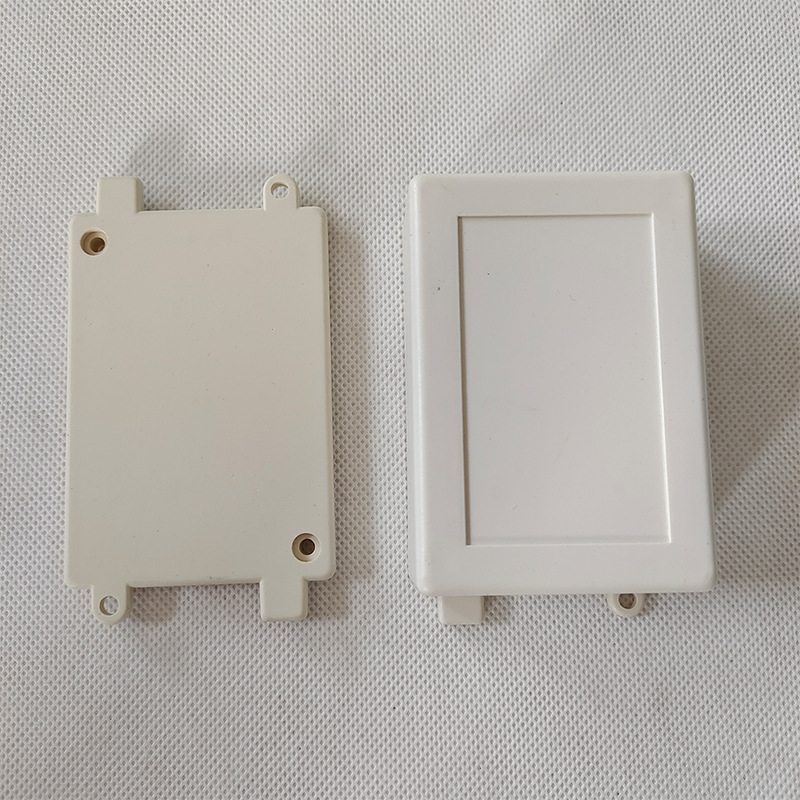 Cutie ABS pentru borne, din plastic, utilizare în exterior, cu buton de alimentare, carcasă de protecție