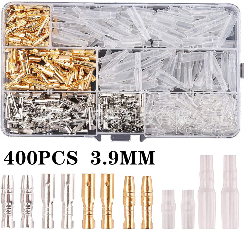 Terminal rotund, interfață AC/DC, presare la rece, contact din cupru placat cu staniu