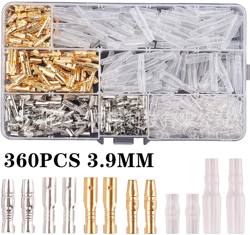 Terminal rotund, interfață AC/DC, presare la rece, contact din cupru placat cu staniu