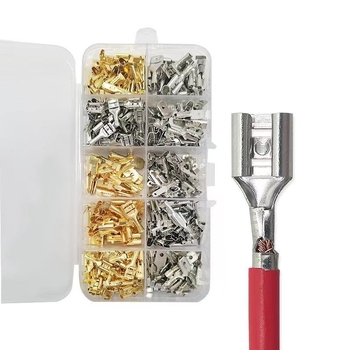 Bloc terminal din cupru, tip plug-in, configurație drept, model: terminal presat la rece