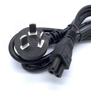 Nešiojamojo kompiuterio maitinimo laidas su trim Plum Tail jungtimis, PVC apvalkalas, GB/T5023.5-2008 sertifikatas, skirtas kompiuterių įrangai