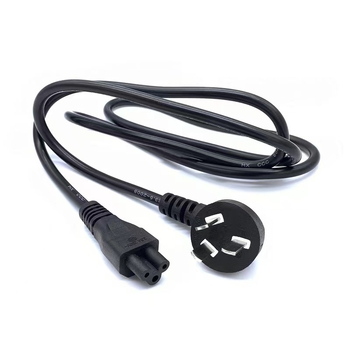 Nešiojamojo kompiuterio maitinimo laidas su trim Plum Tail jungtimis, PVC apvalkalas, GB/T5023.5-2008 sertifikatas, skirtas kompiuterių įrangai