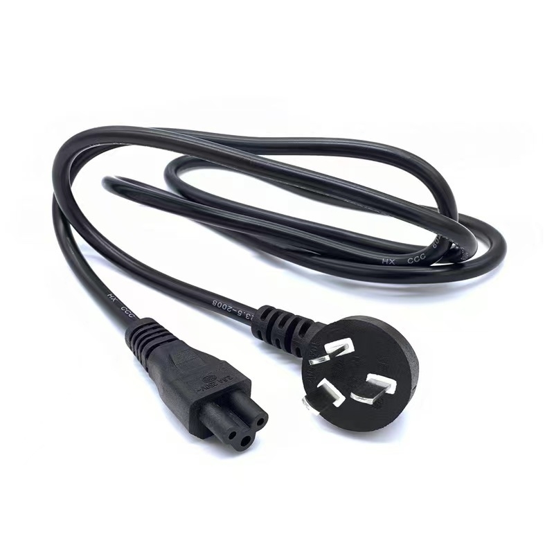 Maitinimo laidas su 3-pin konektoriumi, PVC izoliacija, GB/T5023.5-2008 sertifikatas, skirtas kompiuterinei įrangai ir namų prietaisams