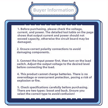 LM2596S reguliuojamas Boost/Buck DC-DC modulis su dviejų skaitmeninių voltmetrų rodmenimis – reguliuojamas maitinimo šaltinis DIY