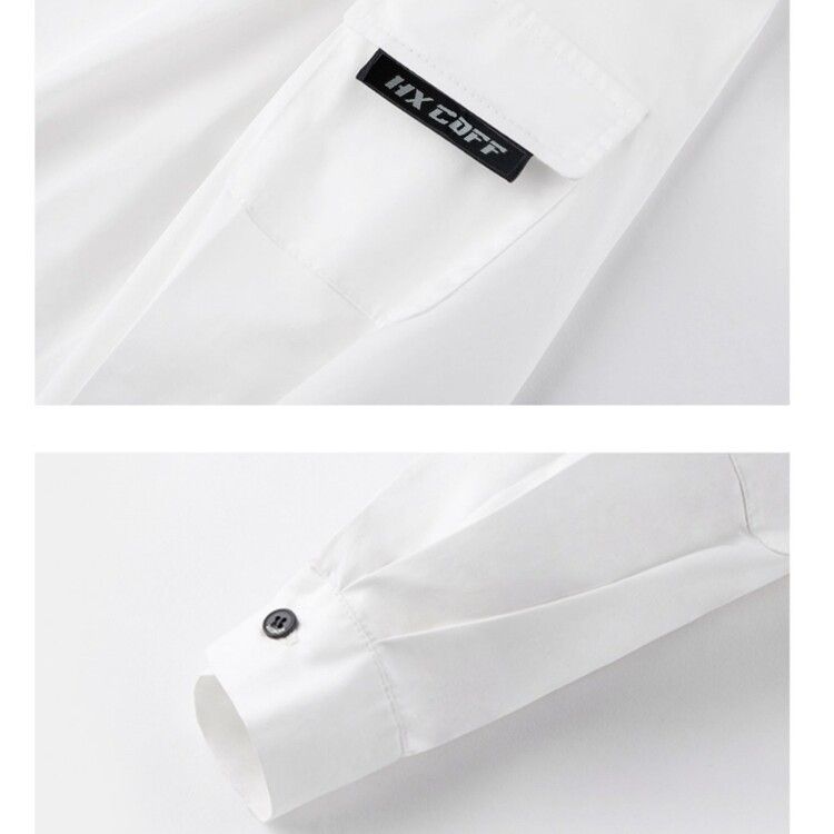 Cămașă pentru băieți cu mâneci lungi, guler tip lapel, amestec de bumbac 30%, stil preppy, pentru primăvară-toamnă