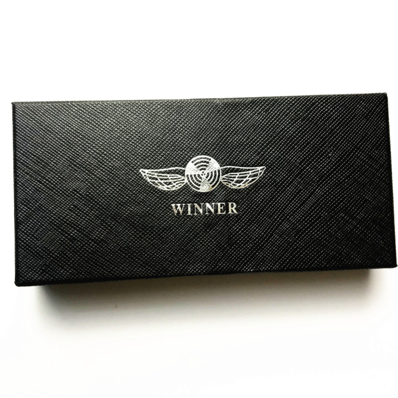 Cutie pentru ceas WINNER Jaragar Mecanic – Brand WINNER, Vara 2021, Material oglindă: Hârtie, Material curea: Hârtie