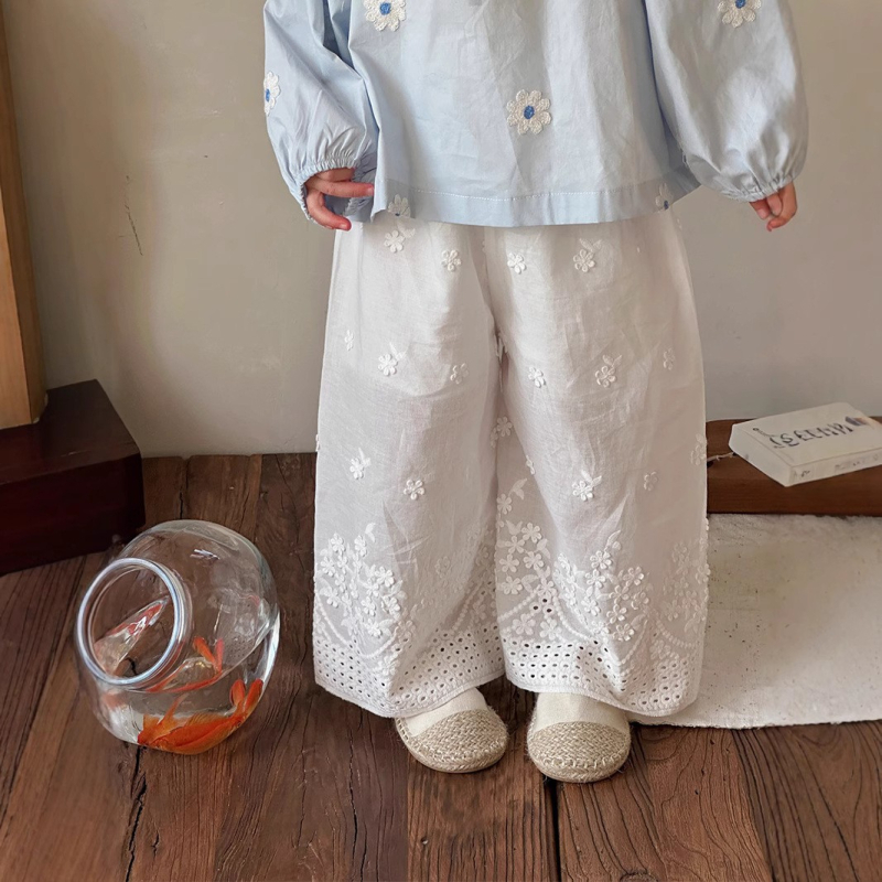 Gyerekeknek szóló tavaszi Mori stílusú ing camellia virággal, kerek nyakú, hosszú ujjú, 80% pamut, Childish