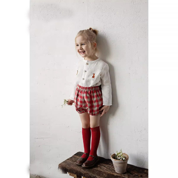 Dječja košulja s dugim rukavima od laneno-konopljine smjese, mekana obrada, unisex, s motivom životinja, prikladna za proljeće i jesen, za uzrast 3–8 godina.