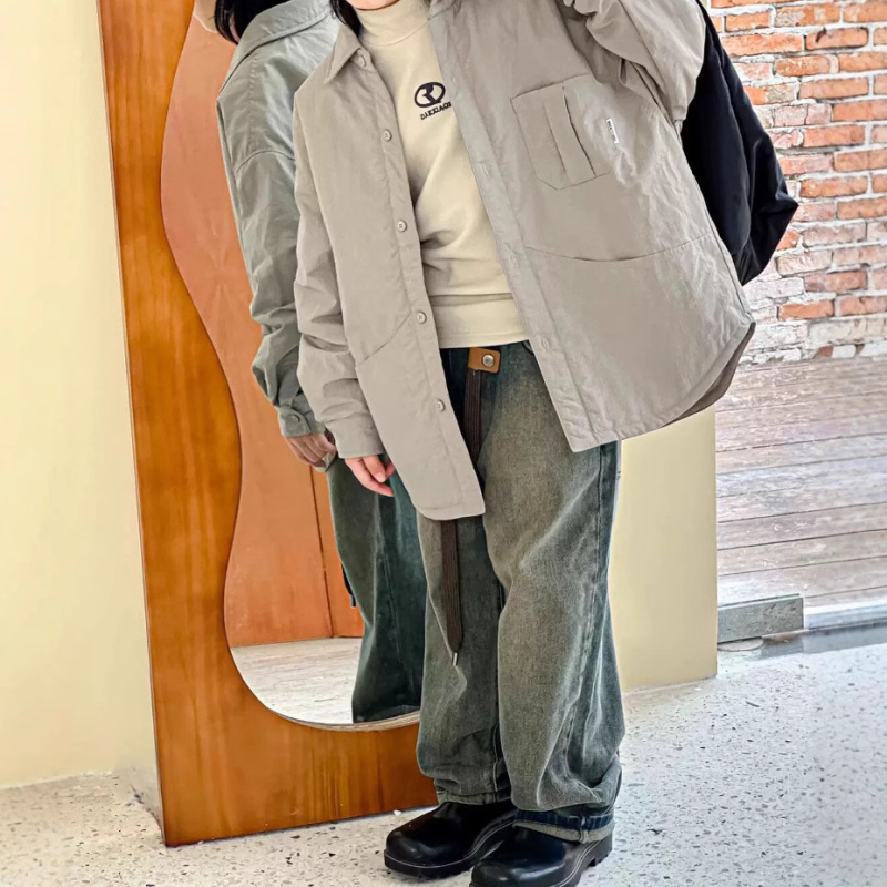 Dječji zimski kaput s pamučnim punjenjem, za uzrast 3–8 godina, vanjski materijal 100% poliester