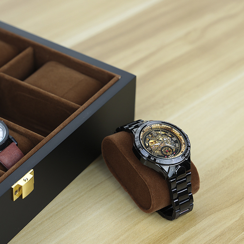 Kutija za prikazivanje satova; prozirno kućište; Materijal: drvo; Model: 006013; Vrsta pakiranja: kutija; Razina pakiranja: unutarnje pakiranje; Namjena: poklon, univerzalno pakiranje, pakiranje nakita