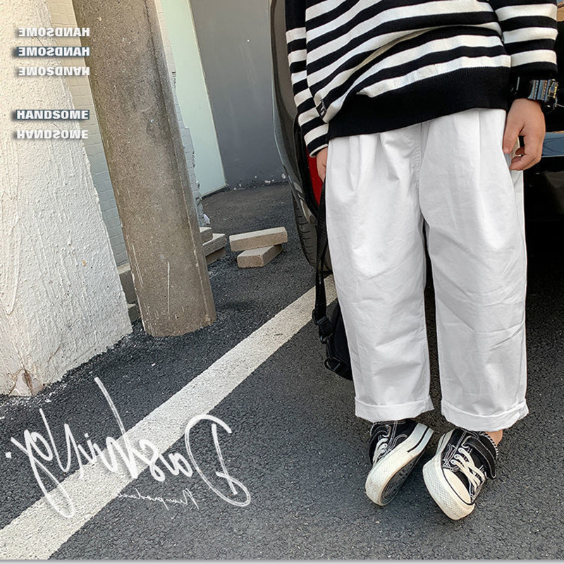 Dječja košulja - Korejski stil, ovratnik s reverom, dugi rukav, jesen, uzrast 3–8 godina