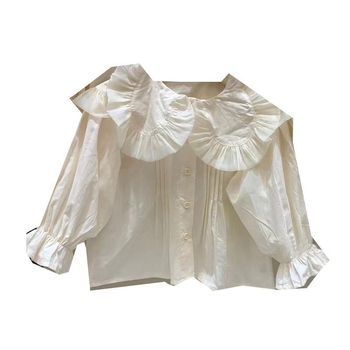 Dječja pamučna košulja za djevojčice s golom lutke, dugi rukavi, za uzrast 3–8 godina, proljeće 2025