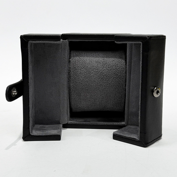 Prijenosna kutija za pohranu satova, PU materijal, jedno odjeljenje, otporna na prašinu i padove, dvostruko otvaranje, putna kutija za mehaničke satove, ručna izrada, model 1016A1