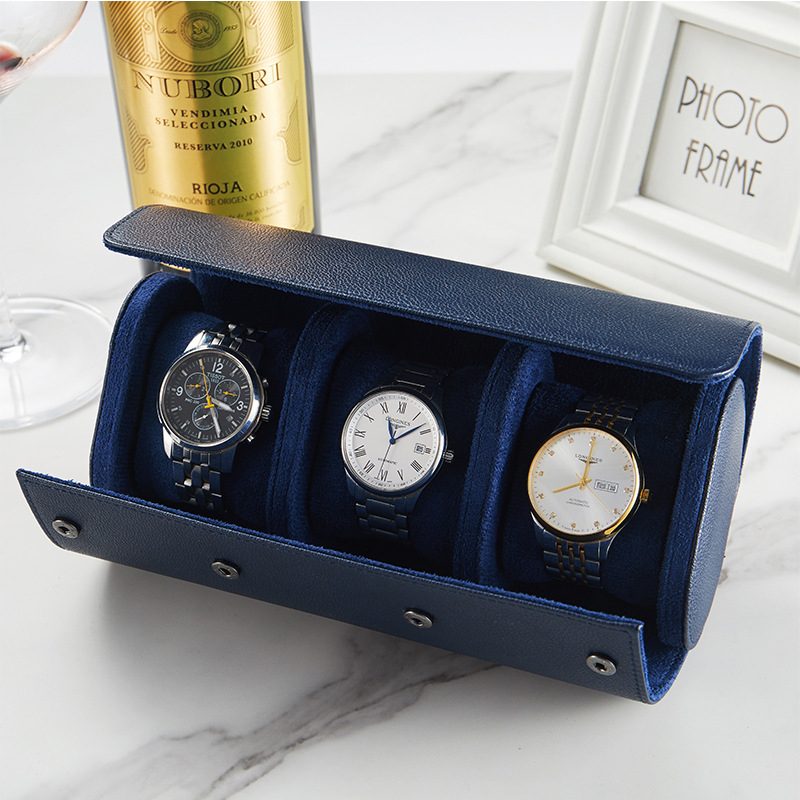 Na skladištu prijenosna kutija za satove, PU koža, TOBEAR, pakiranje u papirnatu kutiju, šivanje (PU koža; TOBEAR; papirnata kutija; šivanje)