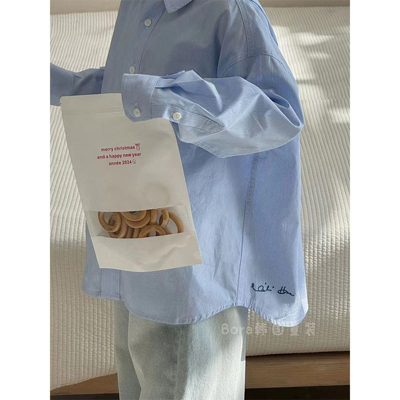 Dječja unisex košulja s dugim rukavima i reverom (lapel), 100% pamuk, mekan dodir, jednobojna, ležerni stil, za djecu stariju od 8 godina (iznad 140 cm), proljeće 2025 izlazak