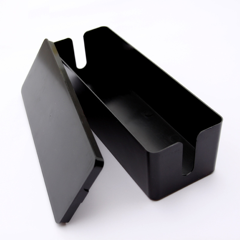 Kábelkezelő tároló doboz fedéllel, ABS műanyag, 2 L kapacitás, modell lp1885