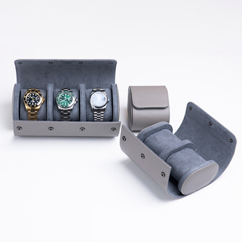 TOBEAR Na skladištu: PU kožna kutija za satove, Model Hsbh03, papirnata kutija, šivane detalje za nakit