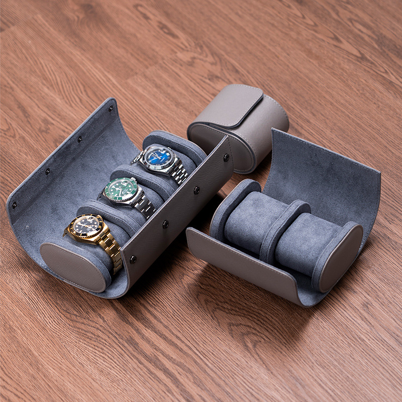 TOBEAR Na skladištu: PU kožna kutija za satove, Model Hsbh03, papirnata kutija, šivane detalje za nakit