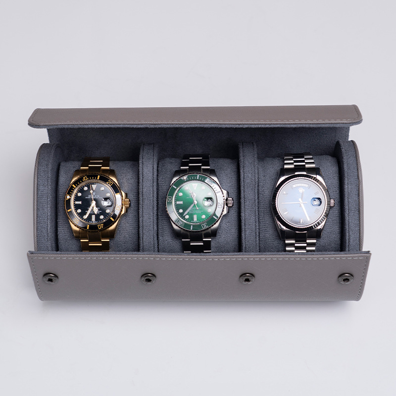 TOBEAR Na skladištu: PU kožna kutija za satove, Model Hsbh03, papirnata kutija, šivane detalje za nakit