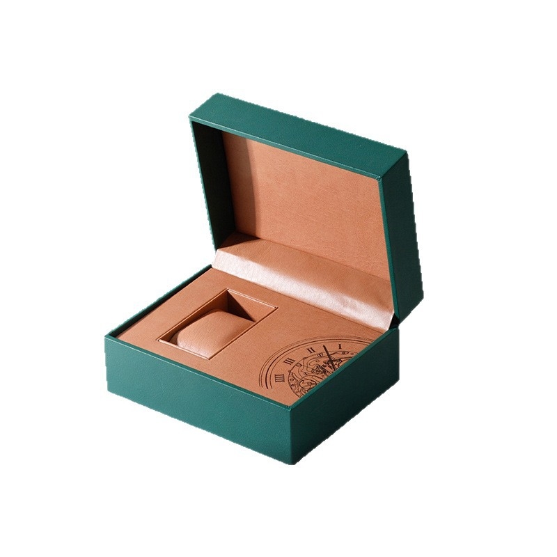 Kutija za prikaz sati Laengdas, na skladištu, visoko gustoće vlaknasta ploča, prilagođena izrada, završna ambalaža