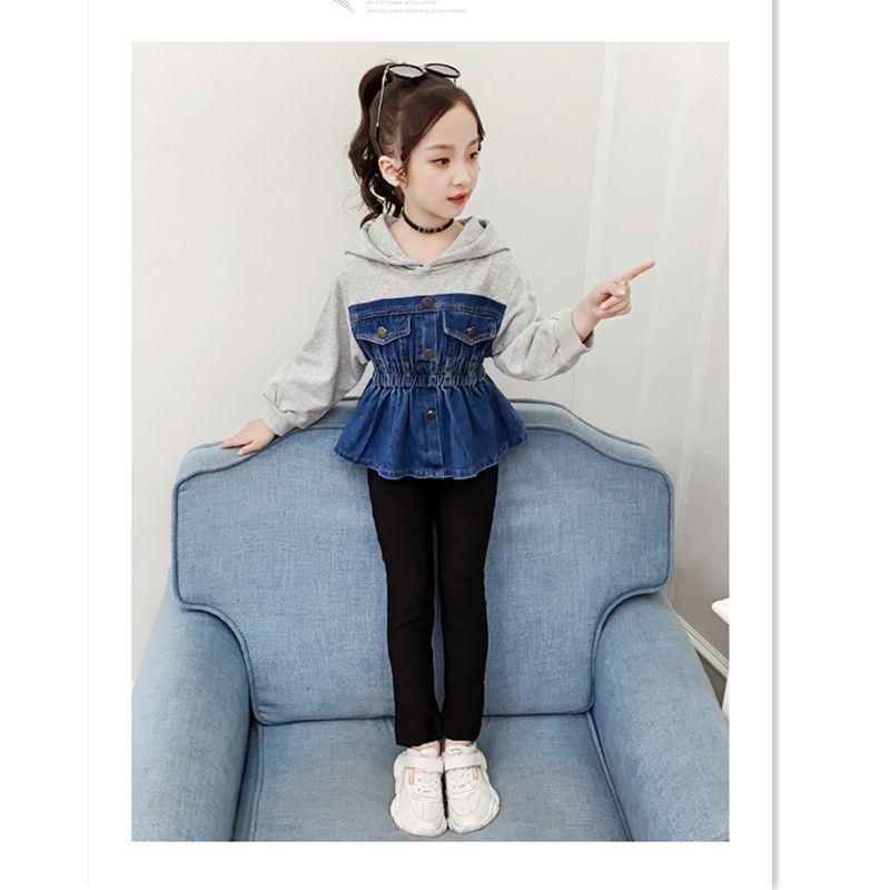 Gyerekeknek készült koreai stílusú őszi 2 részes öltözet, hosszú ujjú, korduroj anyag nyúl szőrrel (71–80%), 2025 tavasz