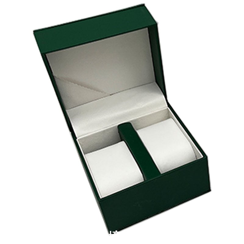 PU kožna kutija za satove, dvotonska, poklopac s preklopom, kapacitet za dva sata, model 7685