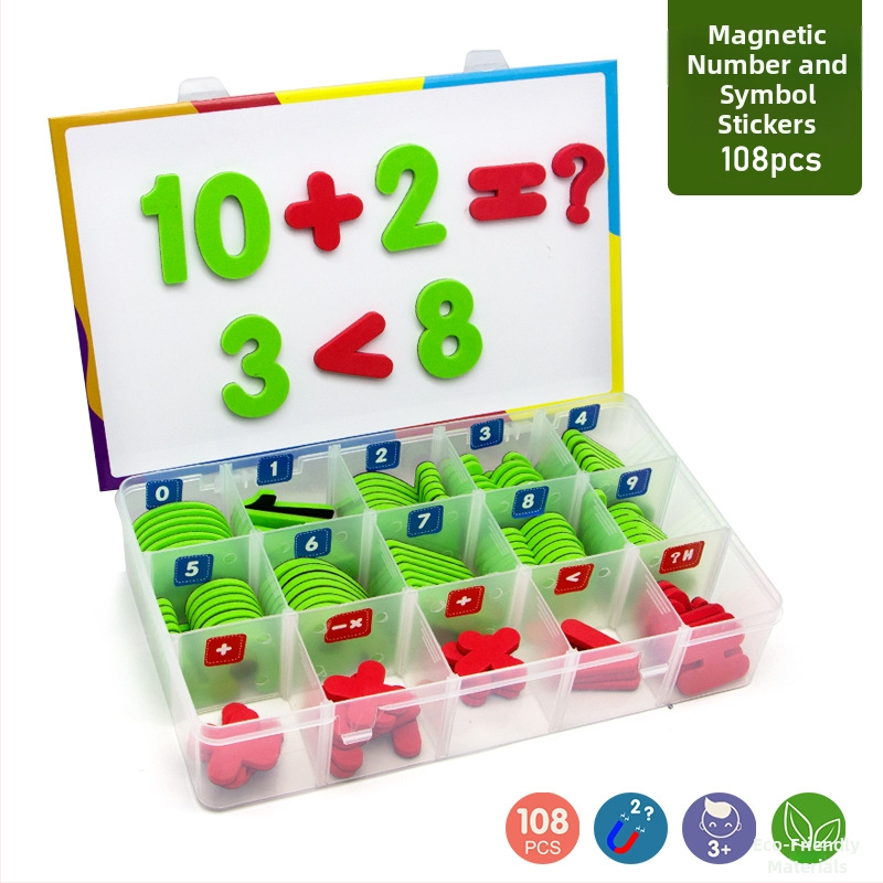 Magnetilised inglise tähed – varase hariduse mänguasi lastele 4–6 aastat, unisex, Magnetic Hui Duck