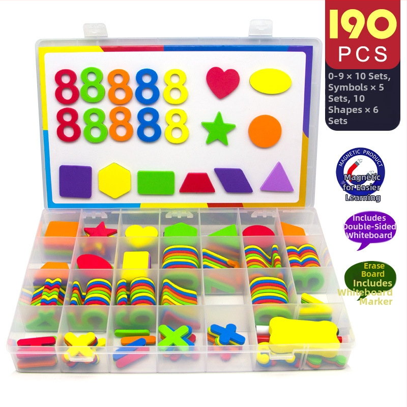 Magnetilised inglise tähed – varase hariduse mänguasi lastele 4–6 aastat, unisex, Magnetic Hui Duck