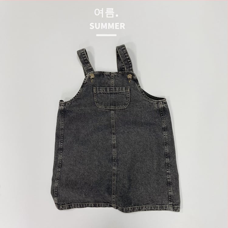 Dievčenské denimové šaty s ramienkami, korejský štýl, leto 2025, 100% bavlna, denim enzymové pranie