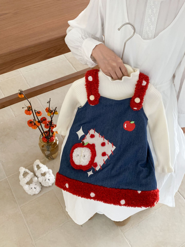 Детска рокля, корейски стил, памучна презрамкова А‑линия с памучна подплата, меко обработване, за деца 3–8 години