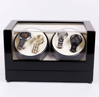 Óra forgató doboz, elektromos motoros, 4+0 rekesz, fa kivitel