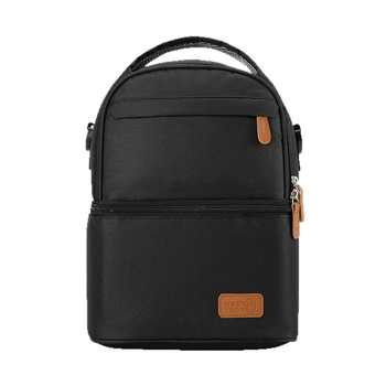 Σακίδιο μόνωσης για αποθήκευση μητρικού γάλακτος, Oxford ύφασμα, αστικός μινιμαλιστικός σχεδιασμός, κυρτές ρυθμίσεις ώμων, επένδυση πολυεστέρα