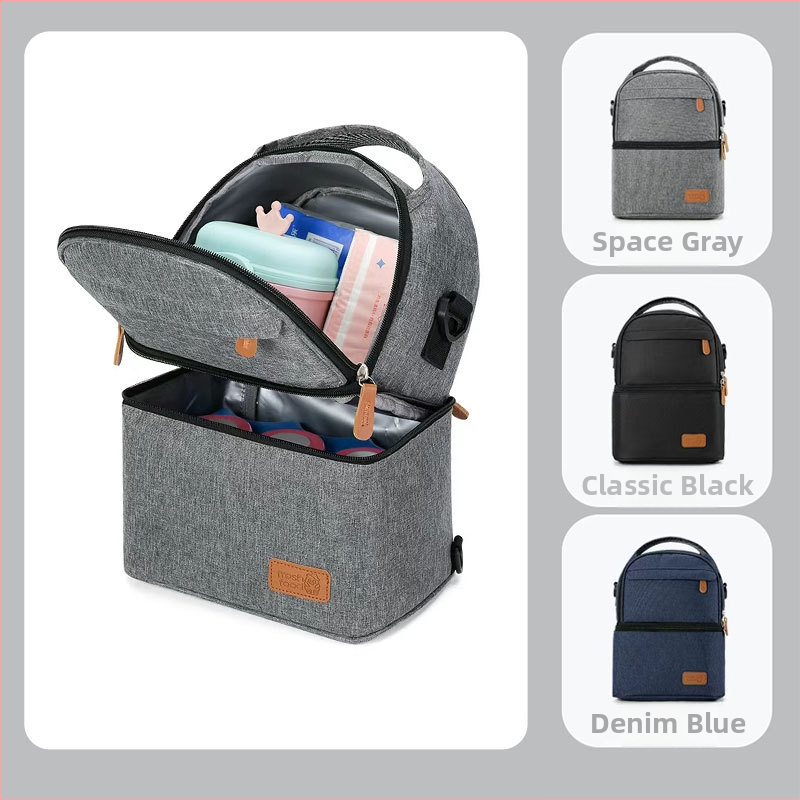 Izolēta mātes piena uzglabāšanai mugursoma, Oxford audums, pilsētas minimalistisks dizains, izliektas plecu siksnas, poliestera oderes