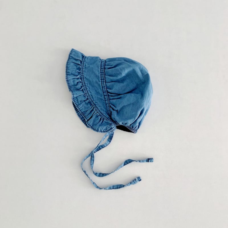 Dječja kapa od denima s velikim obodom, kupolasta kruna, zaštita od sunca