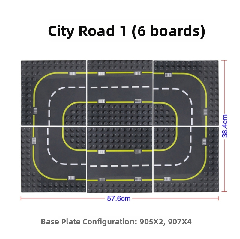 Põhjaplaat ehitusblokkide jaoks, ühildu LEGO suurte plokkidega, mudelid 905/906/907, bränd Wange, ABS-plast, 0,2 kg, 100–200 tükki