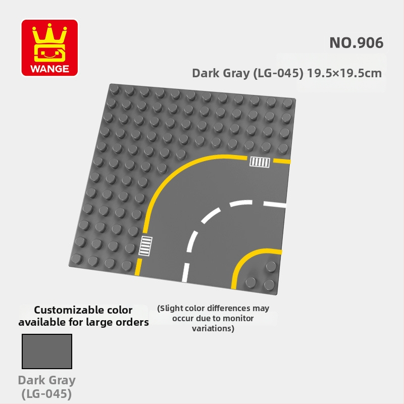 Teepõhja alus ehitusblokidele, ühildu LEGO suurte plokkidega, mudelid 905–907, Wange, ABS-plastik