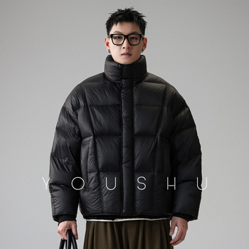 Muška jakna od kačjeg perja, kapuljača, udio perja 81–85%, punilo 190–260 g, zima 2025