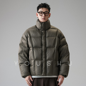 Muška jakna od kačjeg perja, kapuljača, udio perja 81–85%, punilo 190–260 g, zima 2025