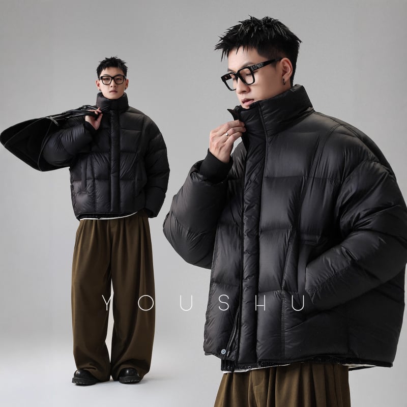 Muška jakna od kačjeg perja, kapuljača, udio perja 81–85%, punilo 190–260 g, zima 2025