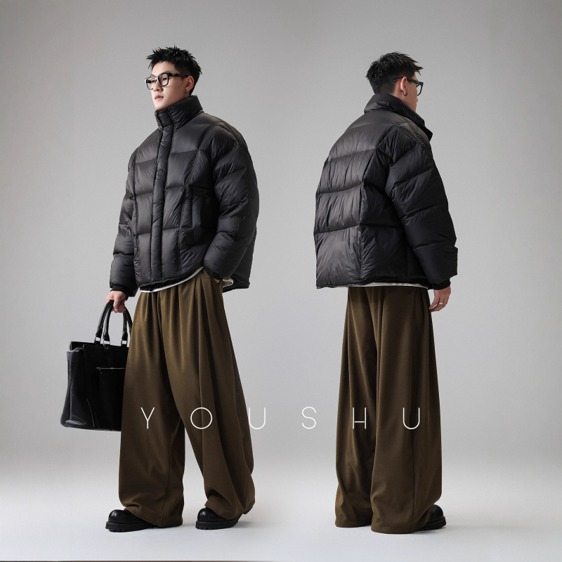 Muška jakna od kačjeg perja, kapuljača, udio perja 81–85%, punilo 190–260 g, zima 2025