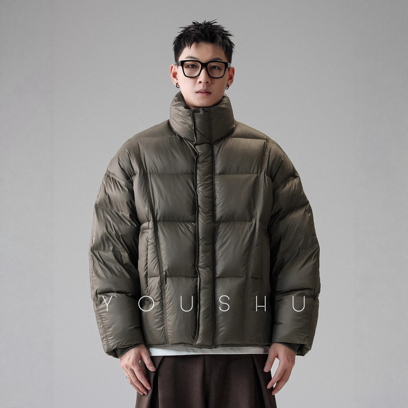 Muška jakna od kačjeg perja, kapuljača, udio perja 81–85%, punilo 190–260 g, zima 2025
