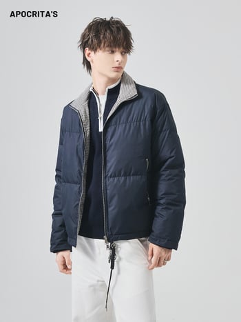 Muška jakna s kačjim perjem, labav kroj, srednja duljina 65–80 cm, udio perja 86–90%, napun 120 g