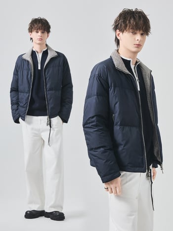 Muška jakna s kačjim perjem, labav kroj, srednja duljina 65–80 cm, udio perja 86–90%, napun 120 g